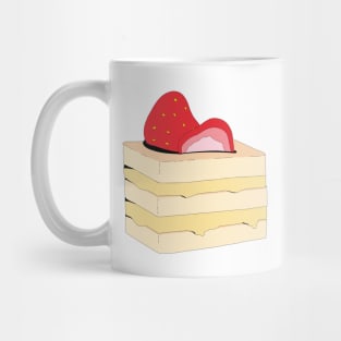 Pile of Strawberry Cheesecake Mug